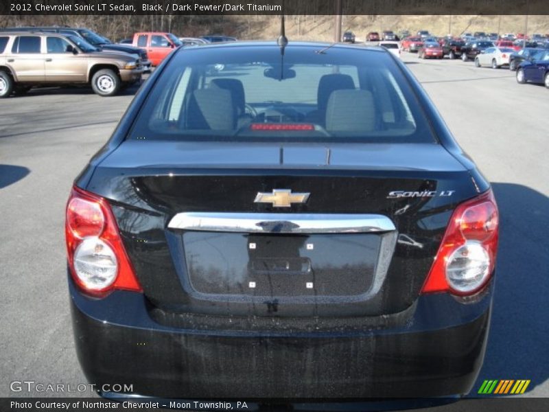 Black / Dark Pewter/Dark Titanium 2012 Chevrolet Sonic LT Sedan