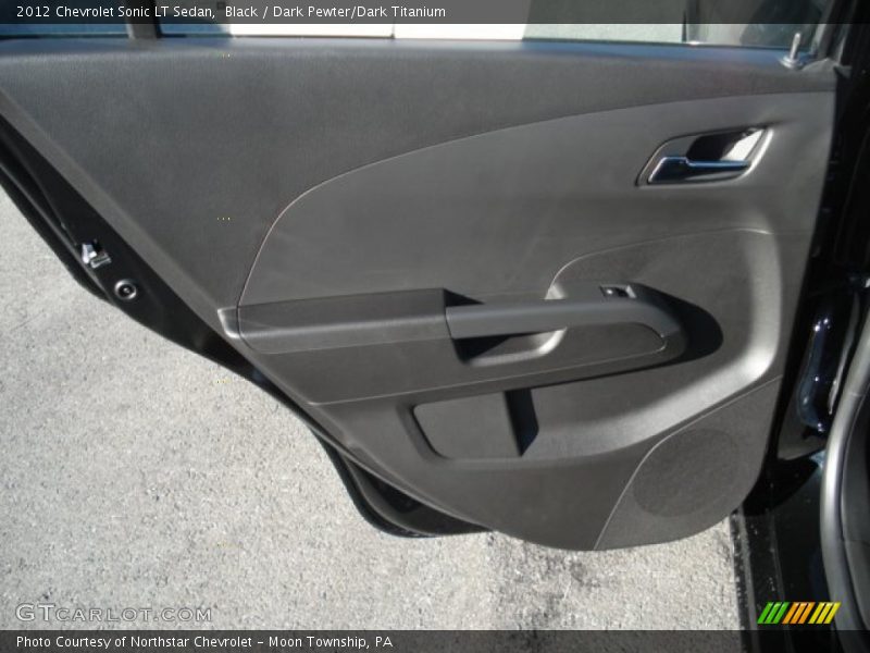 Black / Dark Pewter/Dark Titanium 2012 Chevrolet Sonic LT Sedan