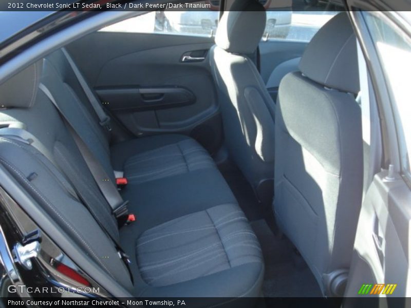Black / Dark Pewter/Dark Titanium 2012 Chevrolet Sonic LT Sedan
