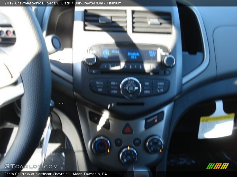 Black / Dark Pewter/Dark Titanium 2012 Chevrolet Sonic LT Sedan