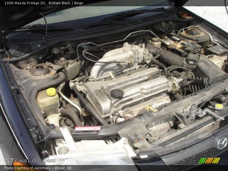 Brilliant Black / Beige 1998 Mazda Protege DX