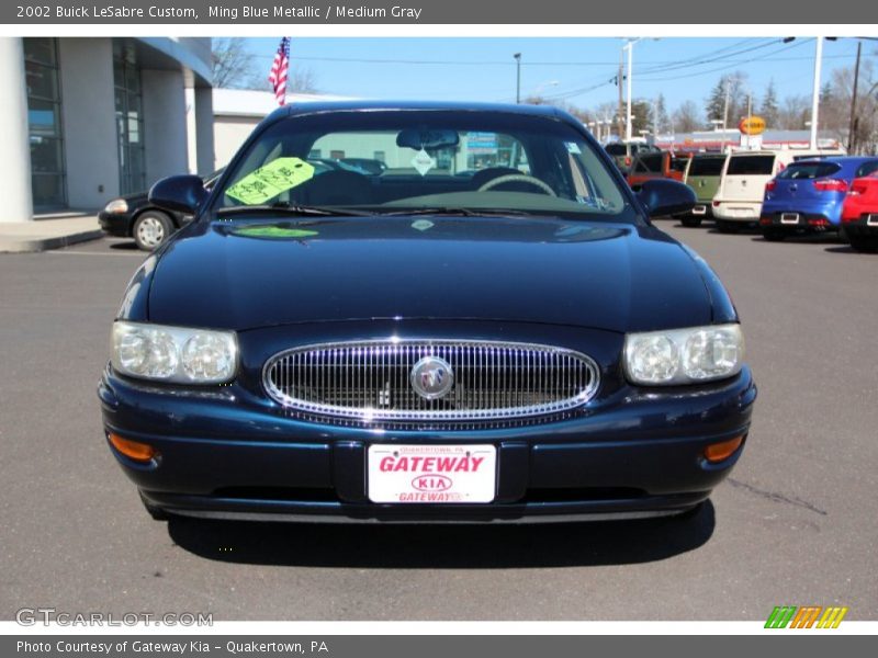 Ming Blue Metallic / Medium Gray 2002 Buick LeSabre Custom