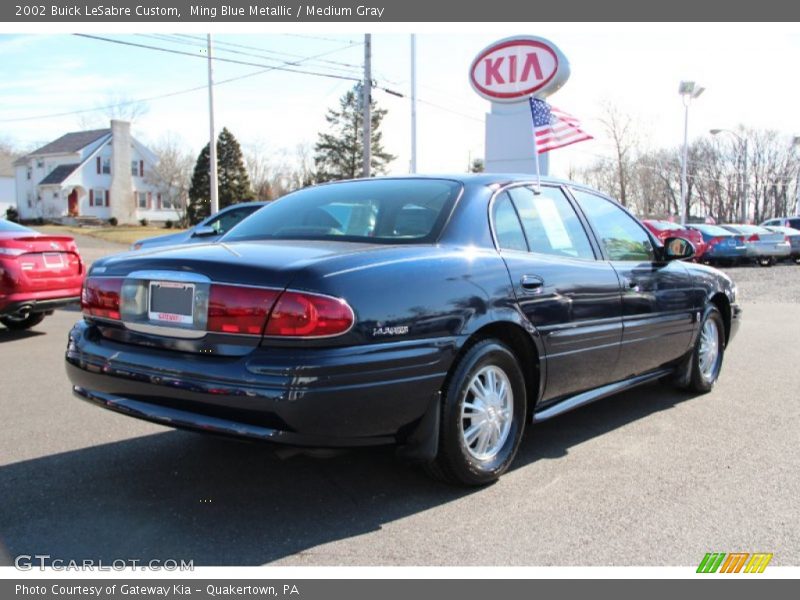 Ming Blue Metallic / Medium Gray 2002 Buick LeSabre Custom