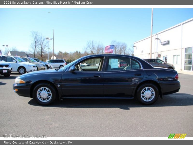 Ming Blue Metallic / Medium Gray 2002 Buick LeSabre Custom