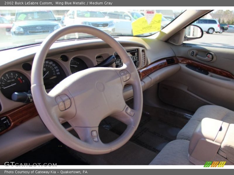 Ming Blue Metallic / Medium Gray 2002 Buick LeSabre Custom