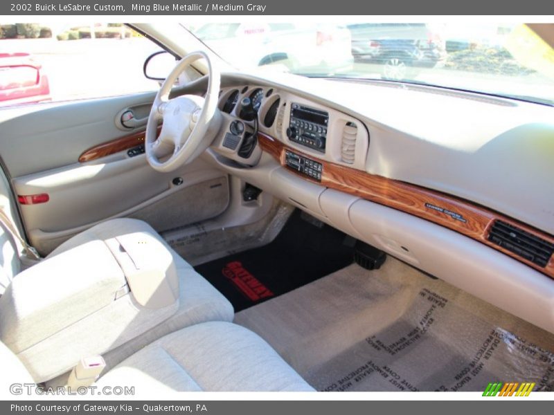 Ming Blue Metallic / Medium Gray 2002 Buick LeSabre Custom