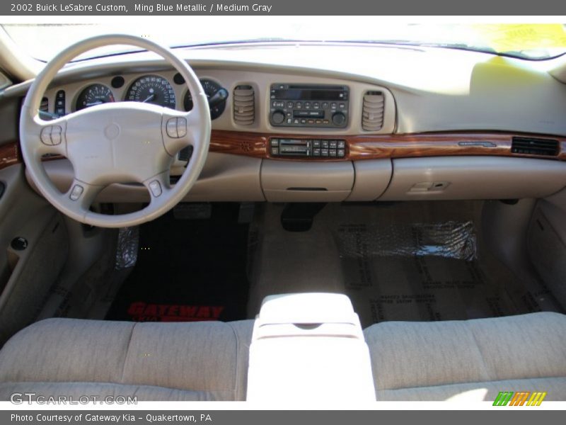 Ming Blue Metallic / Medium Gray 2002 Buick LeSabre Custom