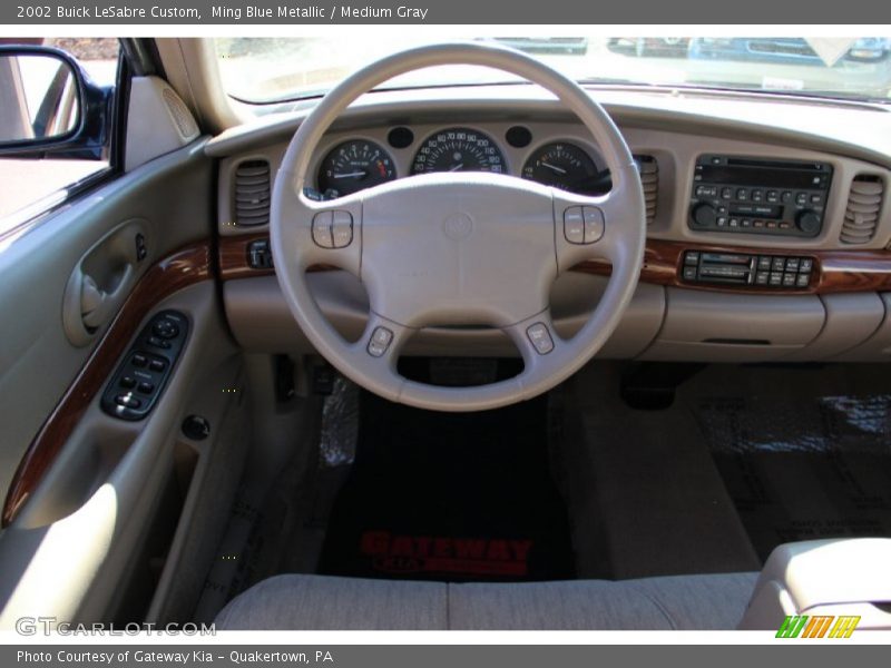 Ming Blue Metallic / Medium Gray 2002 Buick LeSabre Custom