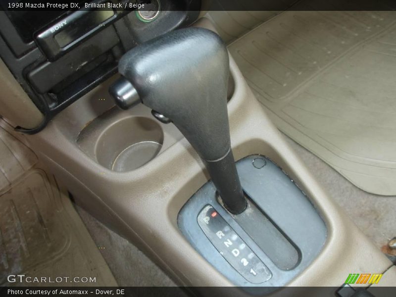 Brilliant Black / Beige 1998 Mazda Protege DX