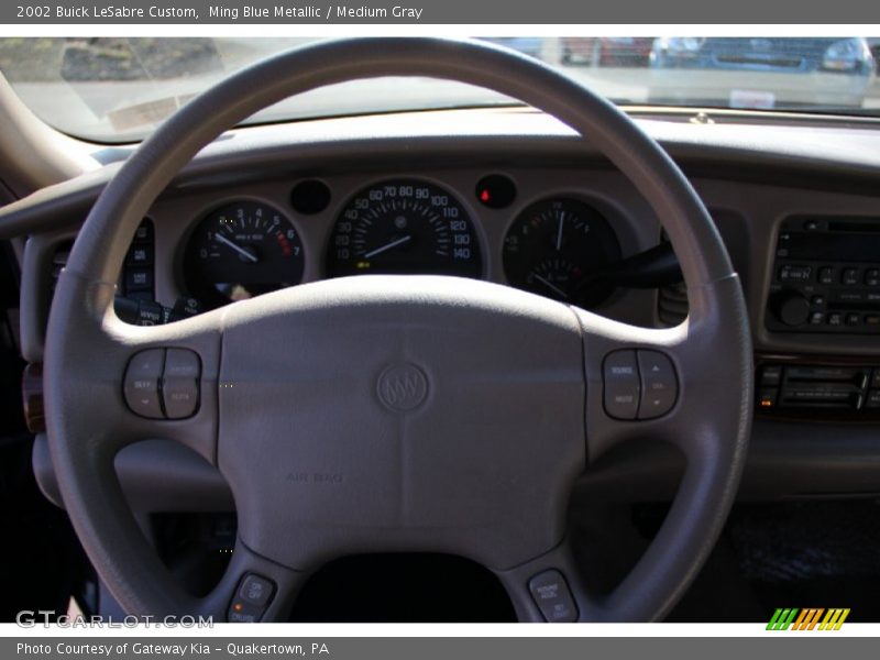 Ming Blue Metallic / Medium Gray 2002 Buick LeSabre Custom