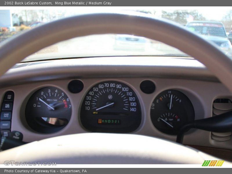 Ming Blue Metallic / Medium Gray 2002 Buick LeSabre Custom