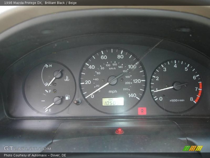 Brilliant Black / Beige 1998 Mazda Protege DX