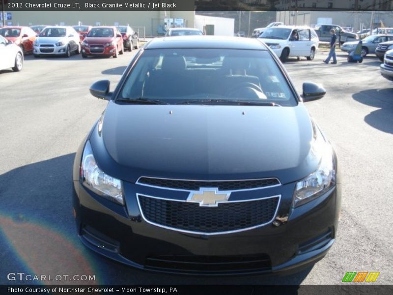 Black Granite Metallic / Jet Black 2012 Chevrolet Cruze LT