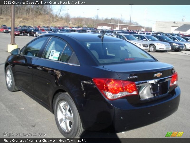 Black Granite Metallic / Jet Black 2012 Chevrolet Cruze LT