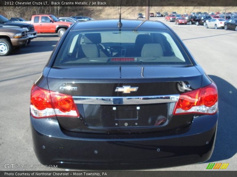 Black Granite Metallic / Jet Black 2012 Chevrolet Cruze LT