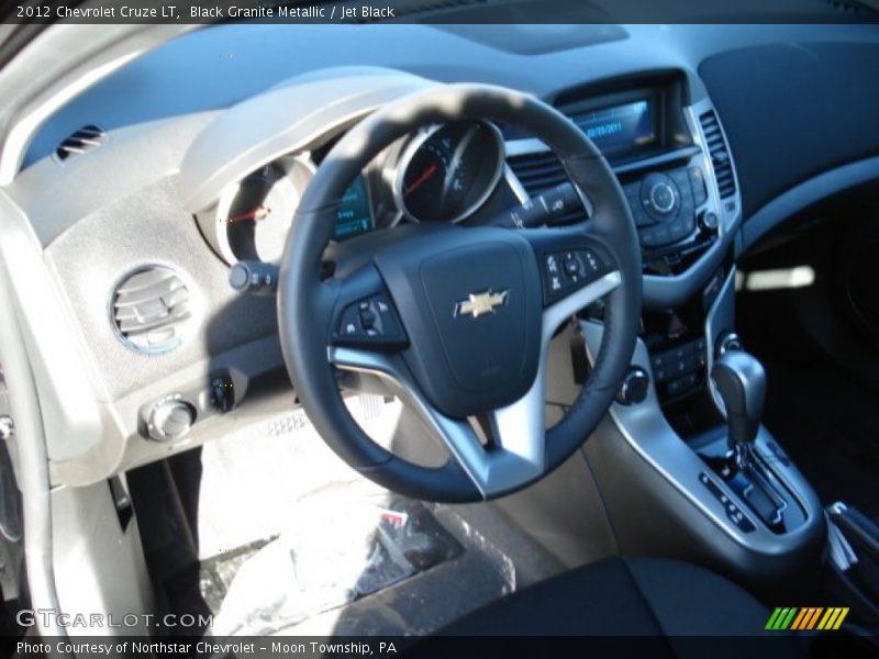 Black Granite Metallic / Jet Black 2012 Chevrolet Cruze LT