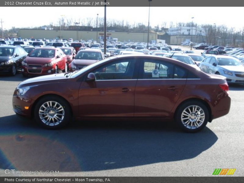 Autumn Red Metallic / Jet Black 2012 Chevrolet Cruze Eco