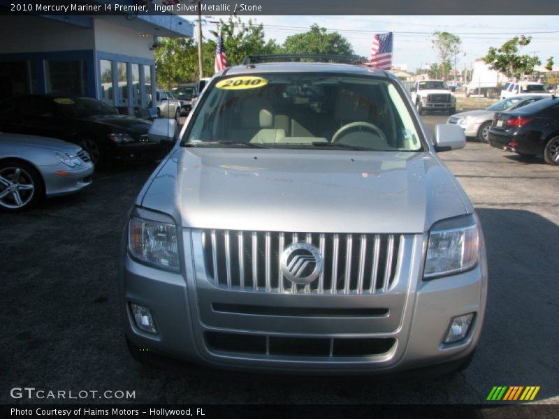 Ingot Silver Metallic / Stone 2010 Mercury Mariner I4 Premier