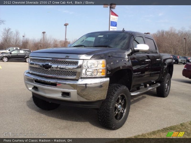 Black / Ebony 2012 Chevrolet Silverado 1500 LT Crew Cab 4x4