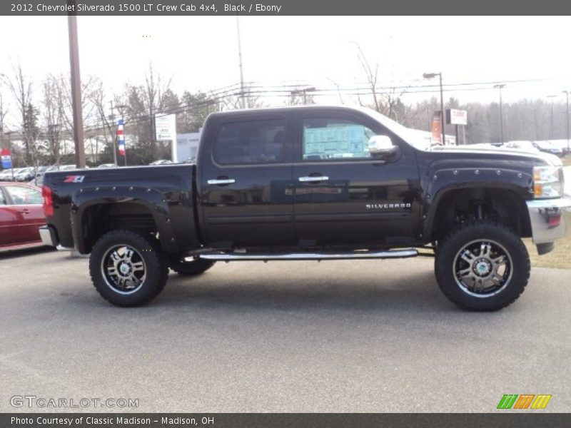 Black / Ebony 2012 Chevrolet Silverado 1500 LT Crew Cab 4x4