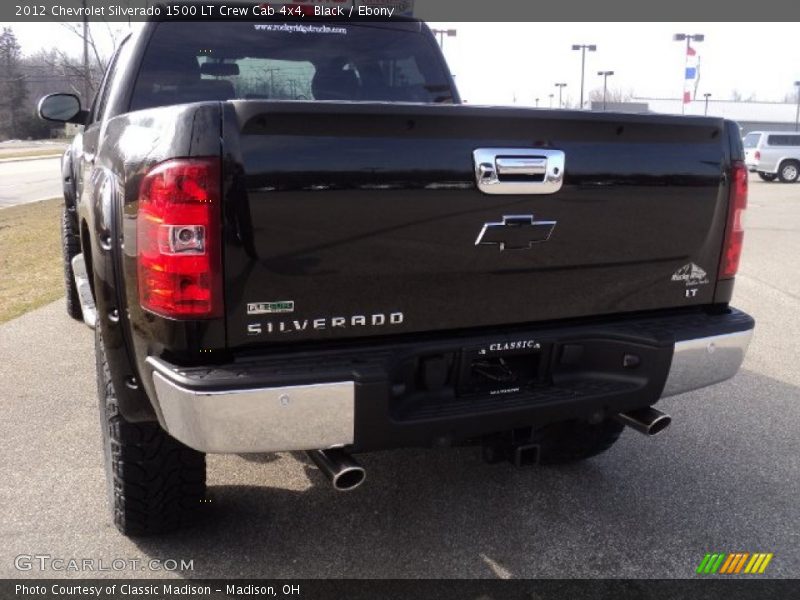 Black / Ebony 2012 Chevrolet Silverado 1500 LT Crew Cab 4x4