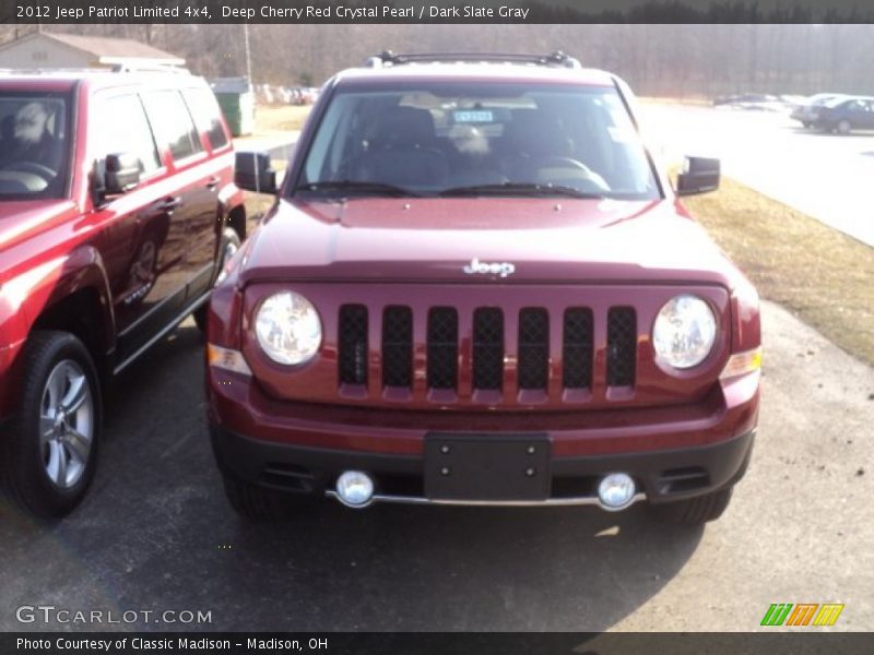 Deep Cherry Red Crystal Pearl / Dark Slate Gray 2012 Jeep Patriot Limited 4x4