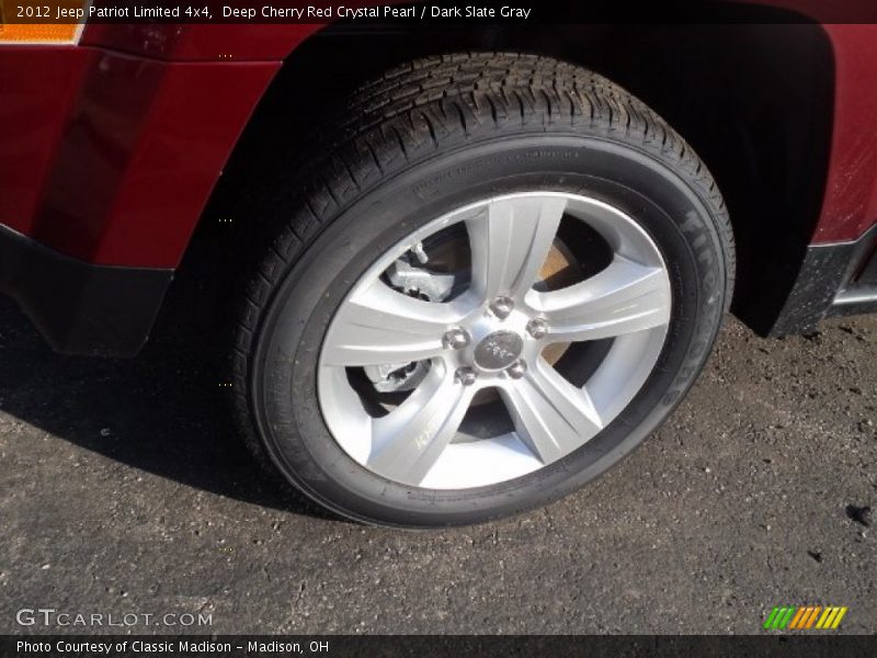 Deep Cherry Red Crystal Pearl / Dark Slate Gray 2012 Jeep Patriot Limited 4x4