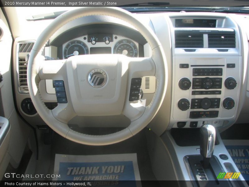 Ingot Silver Metallic / Stone 2010 Mercury Mariner I4 Premier