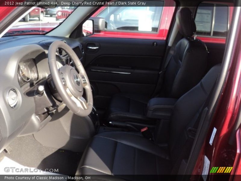Deep Cherry Red Crystal Pearl / Dark Slate Gray 2012 Jeep Patriot Limited 4x4