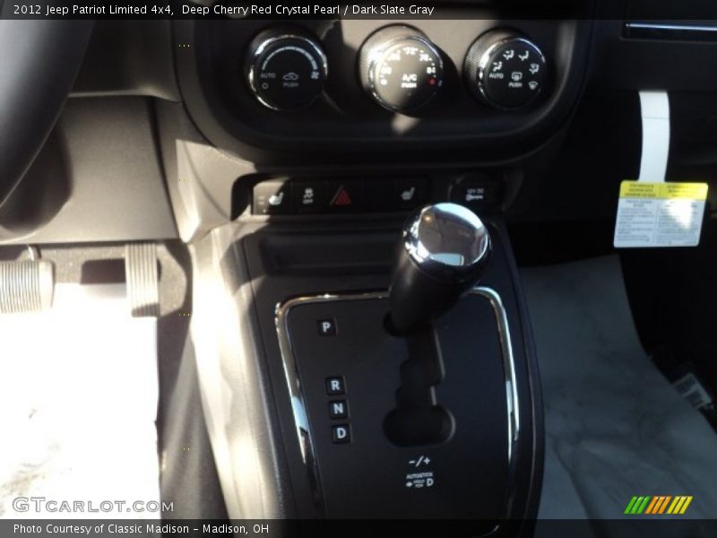 Deep Cherry Red Crystal Pearl / Dark Slate Gray 2012 Jeep Patriot Limited 4x4