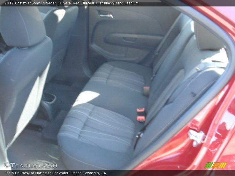 Crystal Red Tintcoat / Jet Black/Dark Titanium 2012 Chevrolet Sonic LS Sedan
