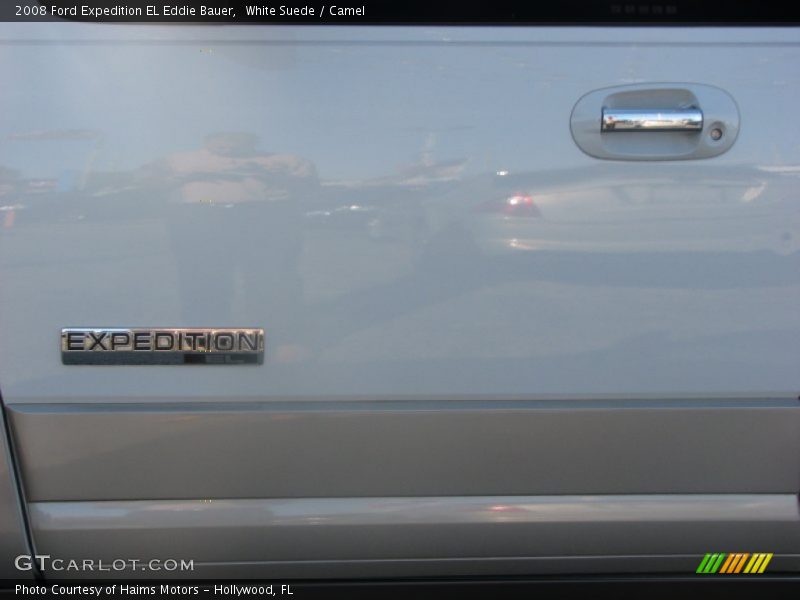 White Suede / Camel 2008 Ford Expedition EL Eddie Bauer