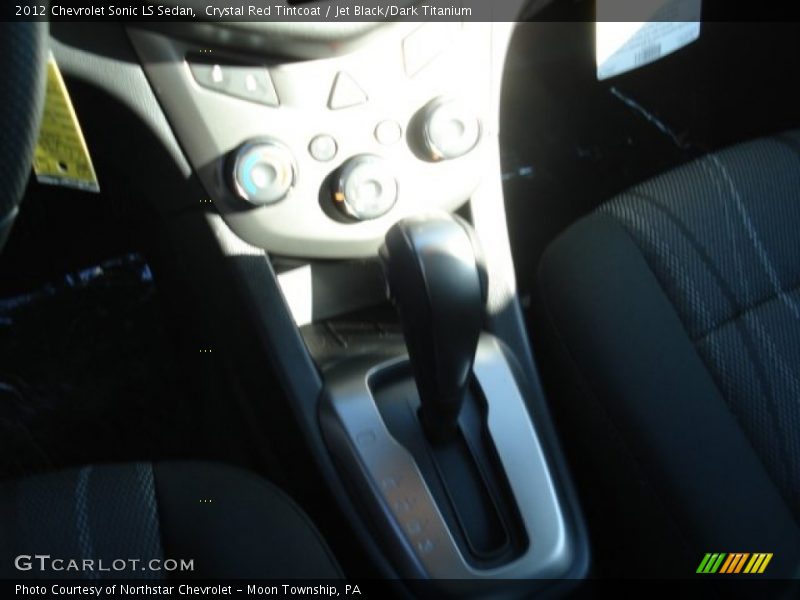 Crystal Red Tintcoat / Jet Black/Dark Titanium 2012 Chevrolet Sonic LS Sedan