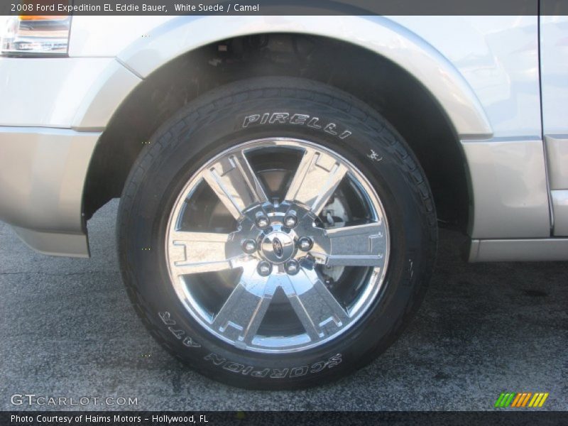 White Suede / Camel 2008 Ford Expedition EL Eddie Bauer