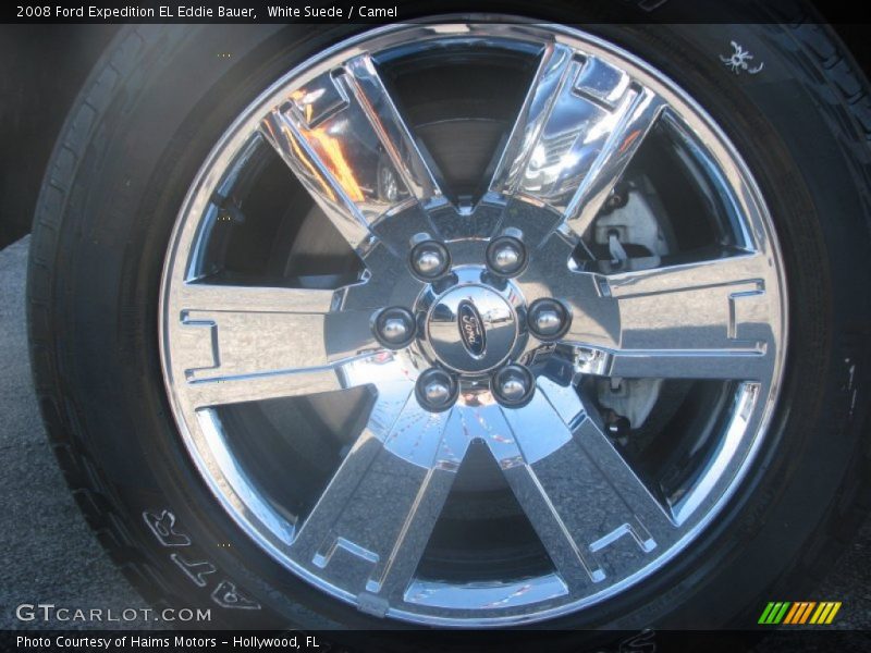 White Suede / Camel 2008 Ford Expedition EL Eddie Bauer