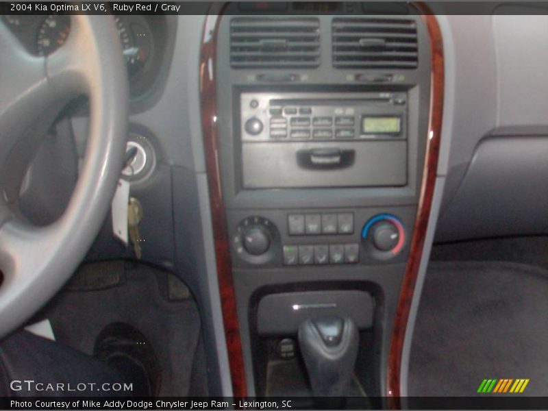 Ruby Red / Gray 2004 Kia Optima LX V6