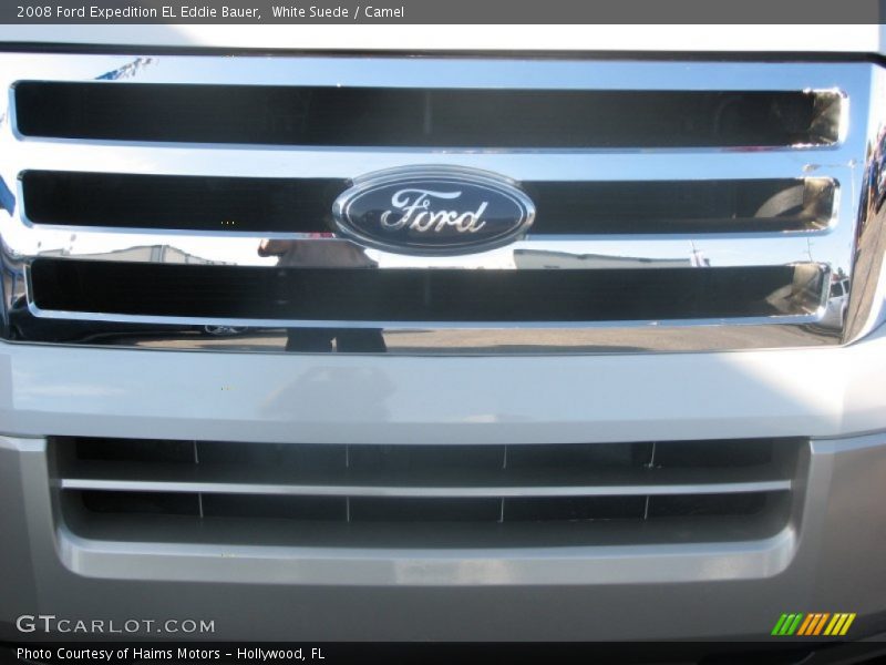White Suede / Camel 2008 Ford Expedition EL Eddie Bauer