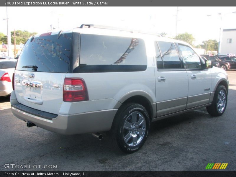 White Suede / Camel 2008 Ford Expedition EL Eddie Bauer