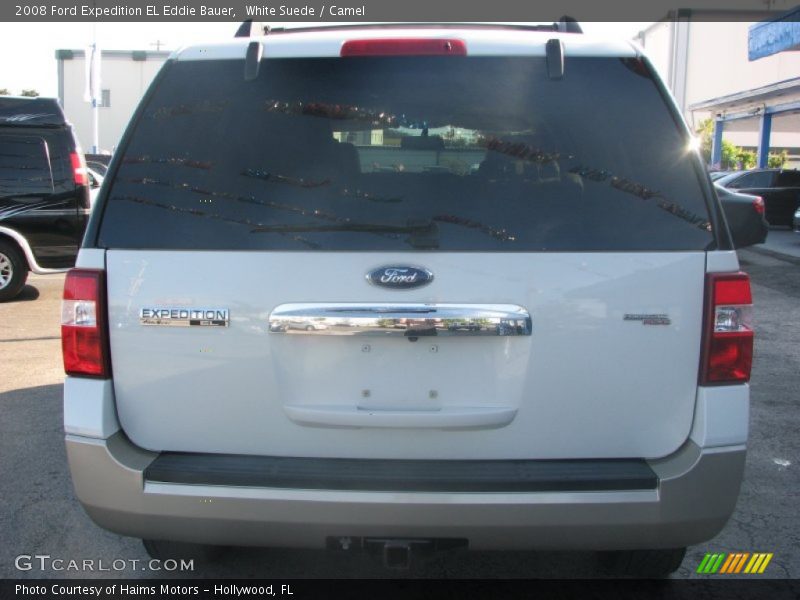 White Suede / Camel 2008 Ford Expedition EL Eddie Bauer