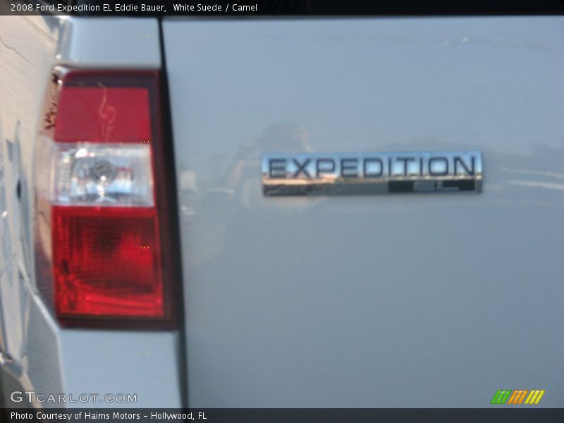 White Suede / Camel 2008 Ford Expedition EL Eddie Bauer