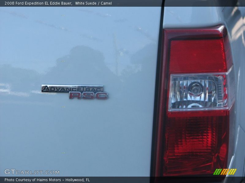 White Suede / Camel 2008 Ford Expedition EL Eddie Bauer