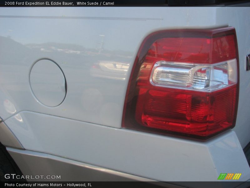 White Suede / Camel 2008 Ford Expedition EL Eddie Bauer