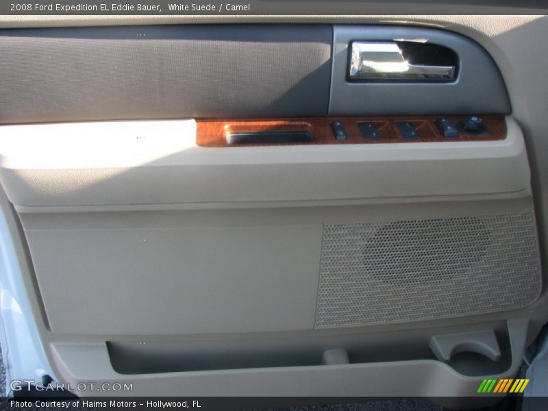 White Suede / Camel 2008 Ford Expedition EL Eddie Bauer