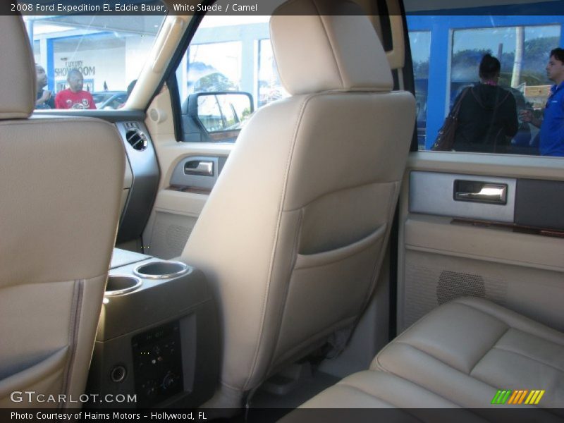 White Suede / Camel 2008 Ford Expedition EL Eddie Bauer