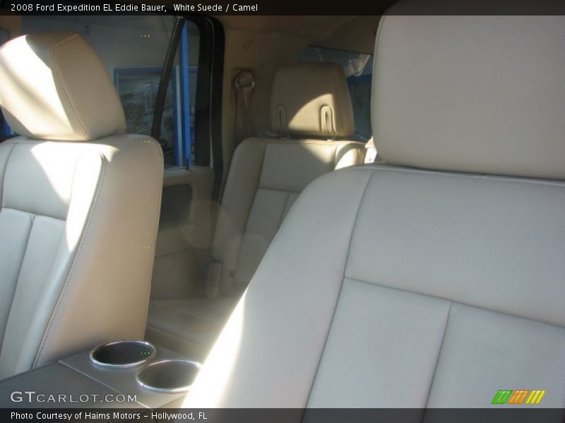 White Suede / Camel 2008 Ford Expedition EL Eddie Bauer