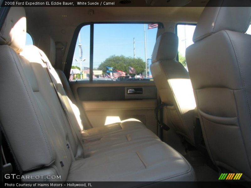 White Suede / Camel 2008 Ford Expedition EL Eddie Bauer