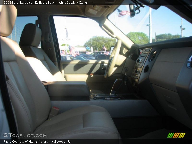 White Suede / Camel 2008 Ford Expedition EL Eddie Bauer