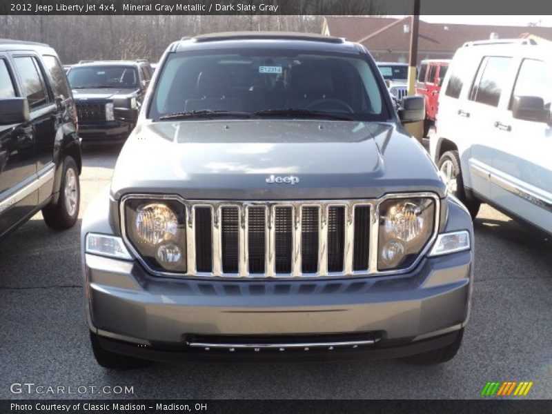 Mineral Gray Metallic / Dark Slate Gray 2012 Jeep Liberty Jet 4x4