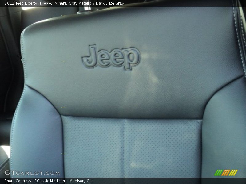 Mineral Gray Metallic / Dark Slate Gray 2012 Jeep Liberty Jet 4x4