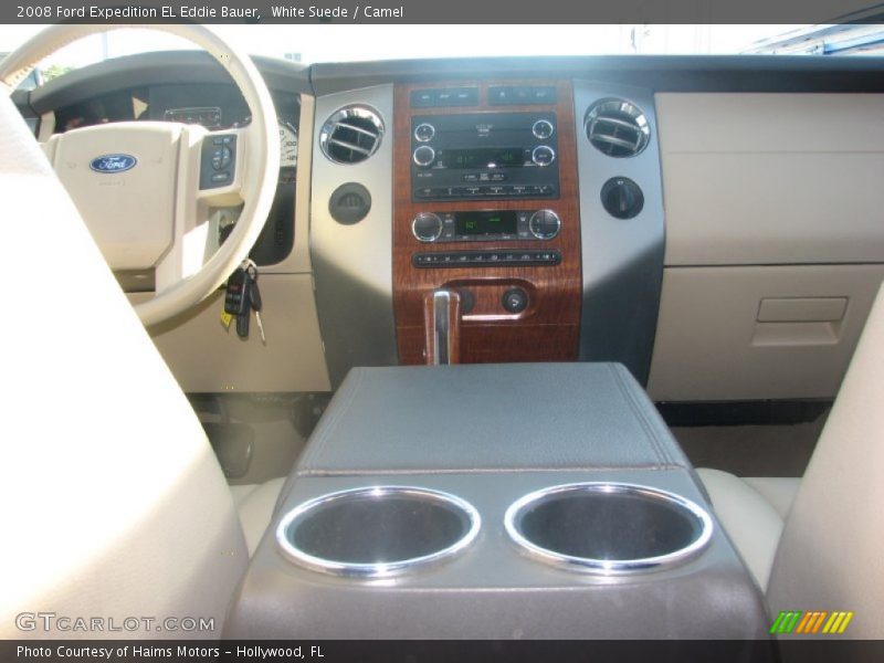 White Suede / Camel 2008 Ford Expedition EL Eddie Bauer
